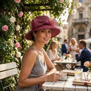 Josette Womens Organza Bow Easter/Derby/Church Womens